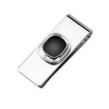 Ovations Triumph Collection Sterling Silver Money Clip w/ Onyx Insert